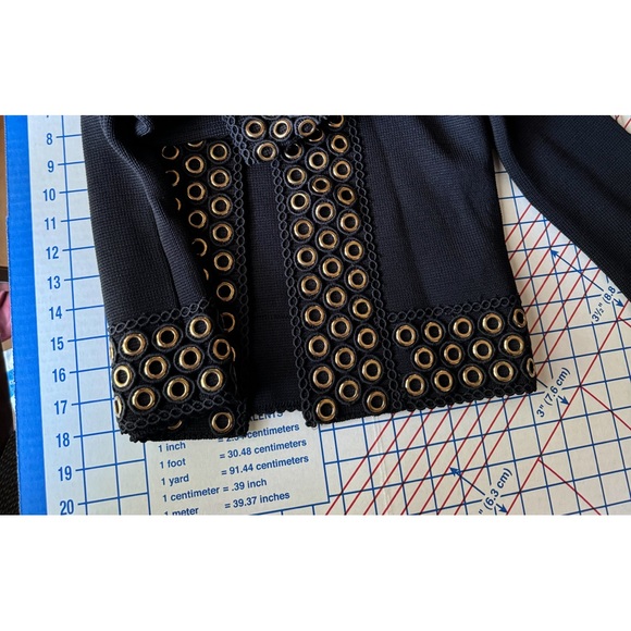 MAJE Music Knitted Black Cardigan Size 1 Small - Picture 7 of 10